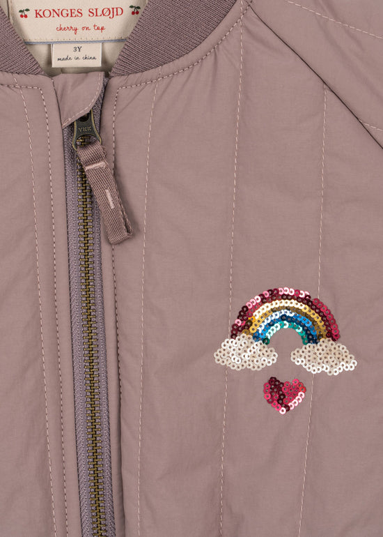 Juno Sequin Bomber Jacket