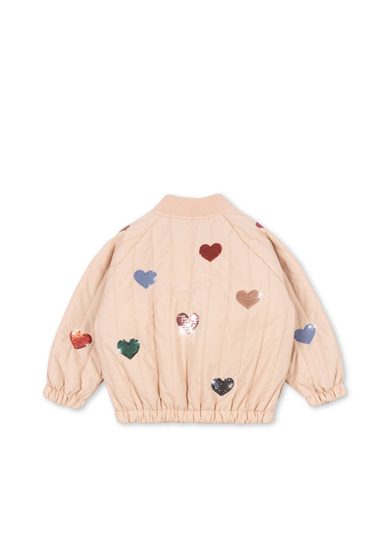 JUNO SEQUIN BOMBER JACKET