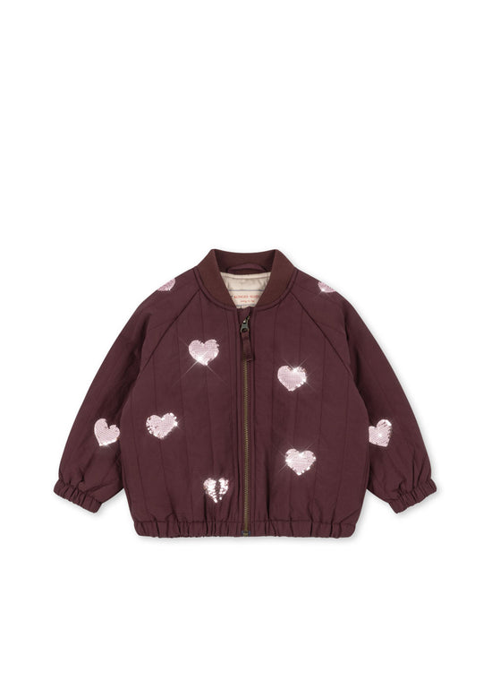 JUNO SEQUIN BOMBER JACKET