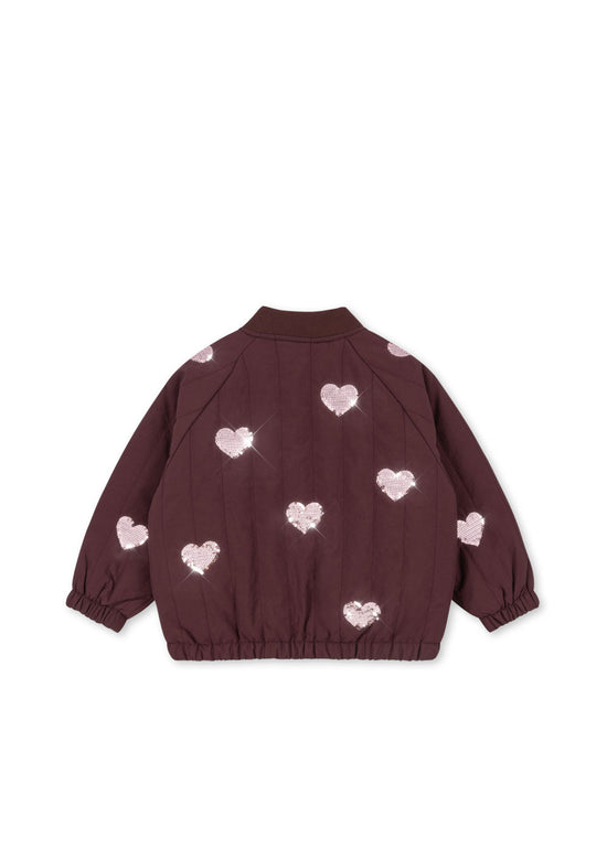 JUNO SEQUIN BOMBER JACKET