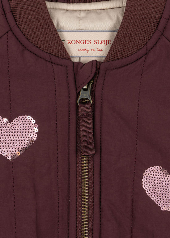 JUNO SEQUIN BOMBER JACKET