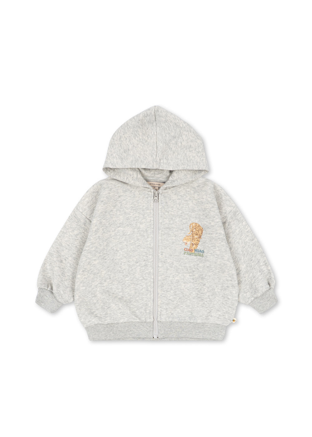 LOU SWEAT ZIP HOOD GOTS