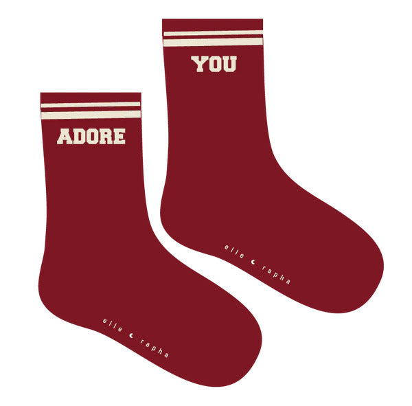 ADORE YOU socks