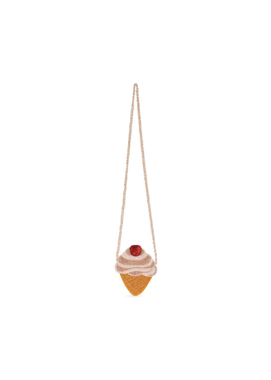 BEADED ICE CREAM STRAP WALLET