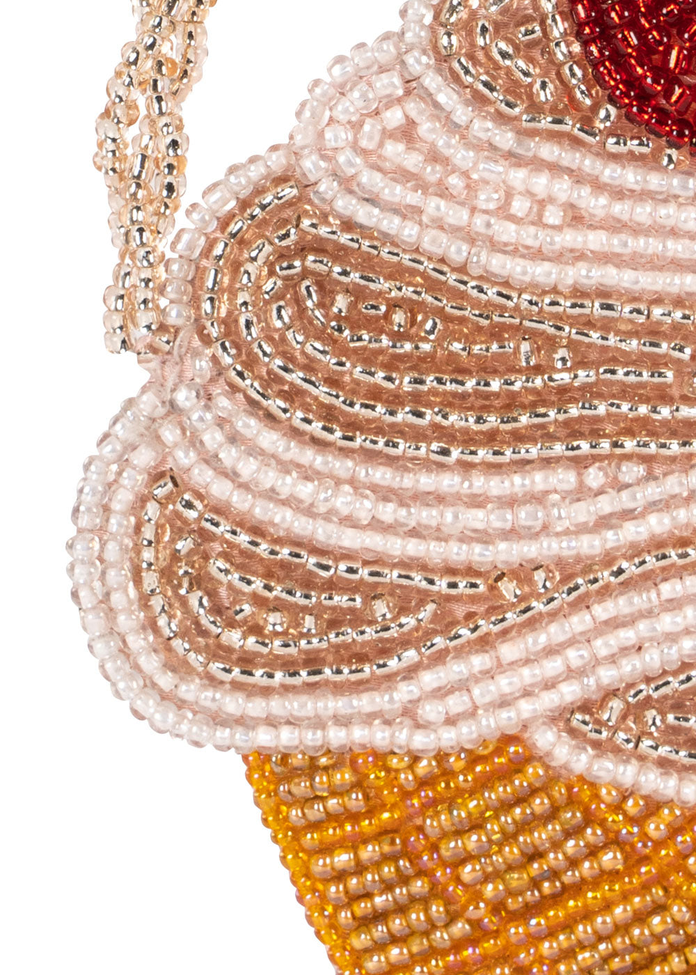 BEADED ICE CREAM STRAP WALLET