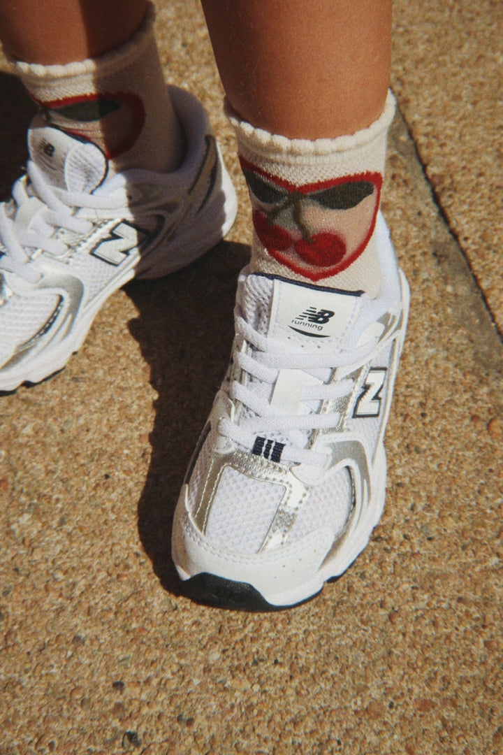 2 PACK CHERRY ROSE  SOCKS