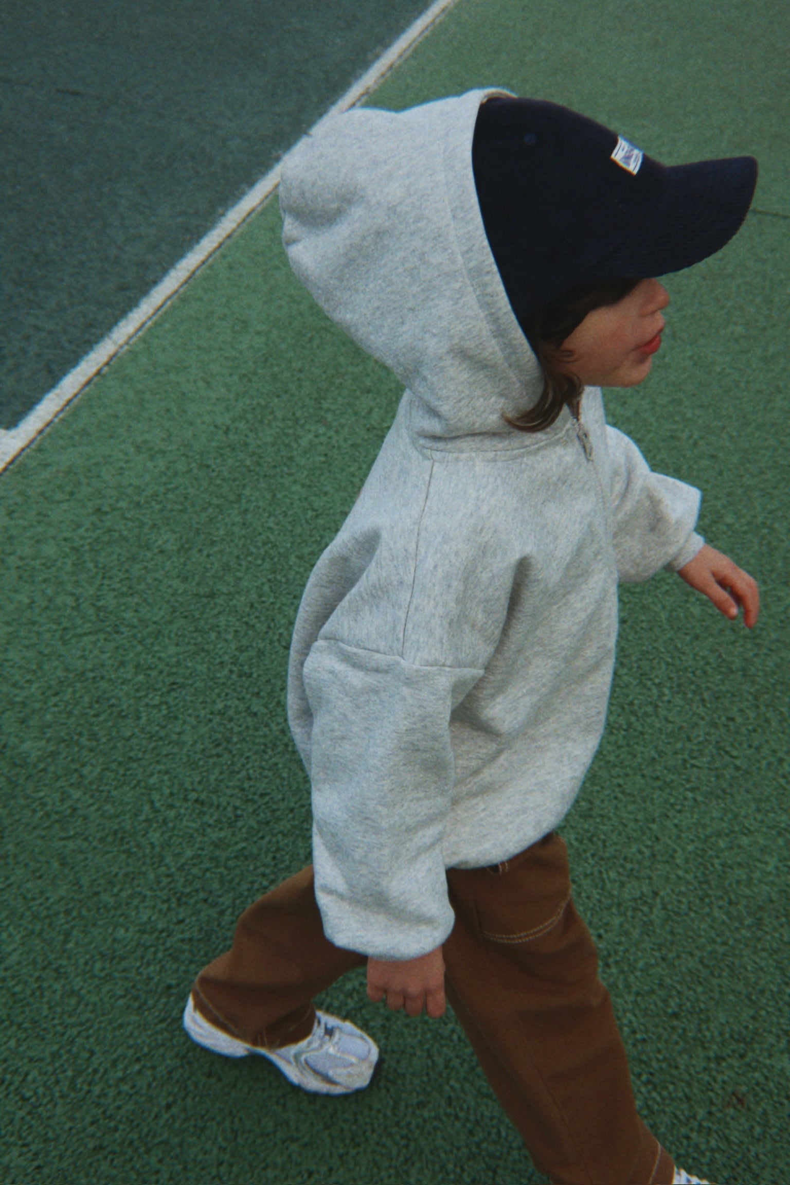 LOU SWEAT ZIP HOOD GOTS