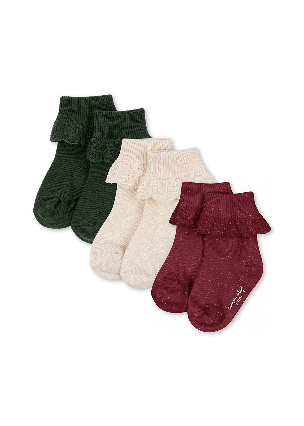 3 PACK FRILL SOCKS