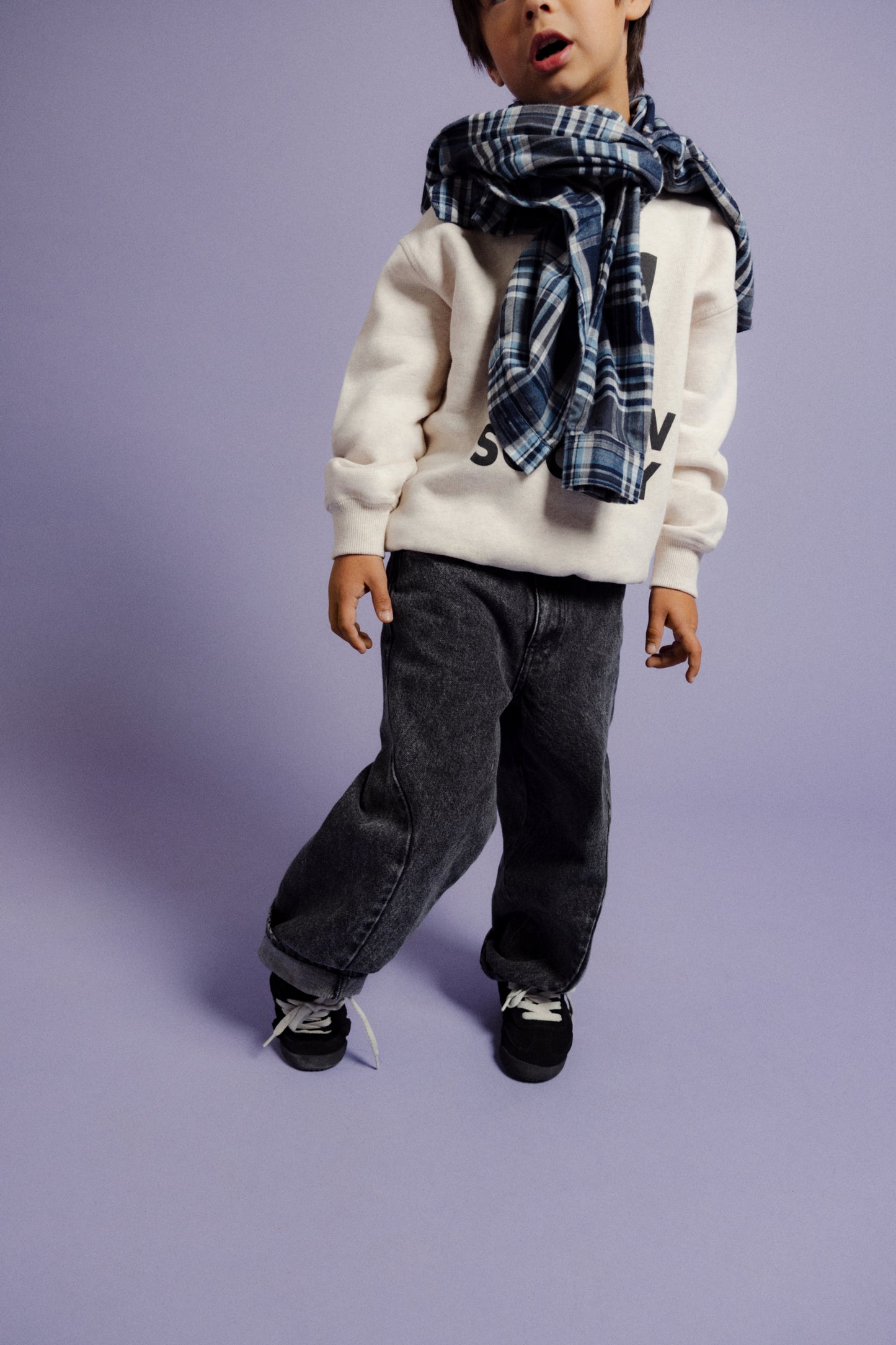 TNS  Denim Twist Trouser