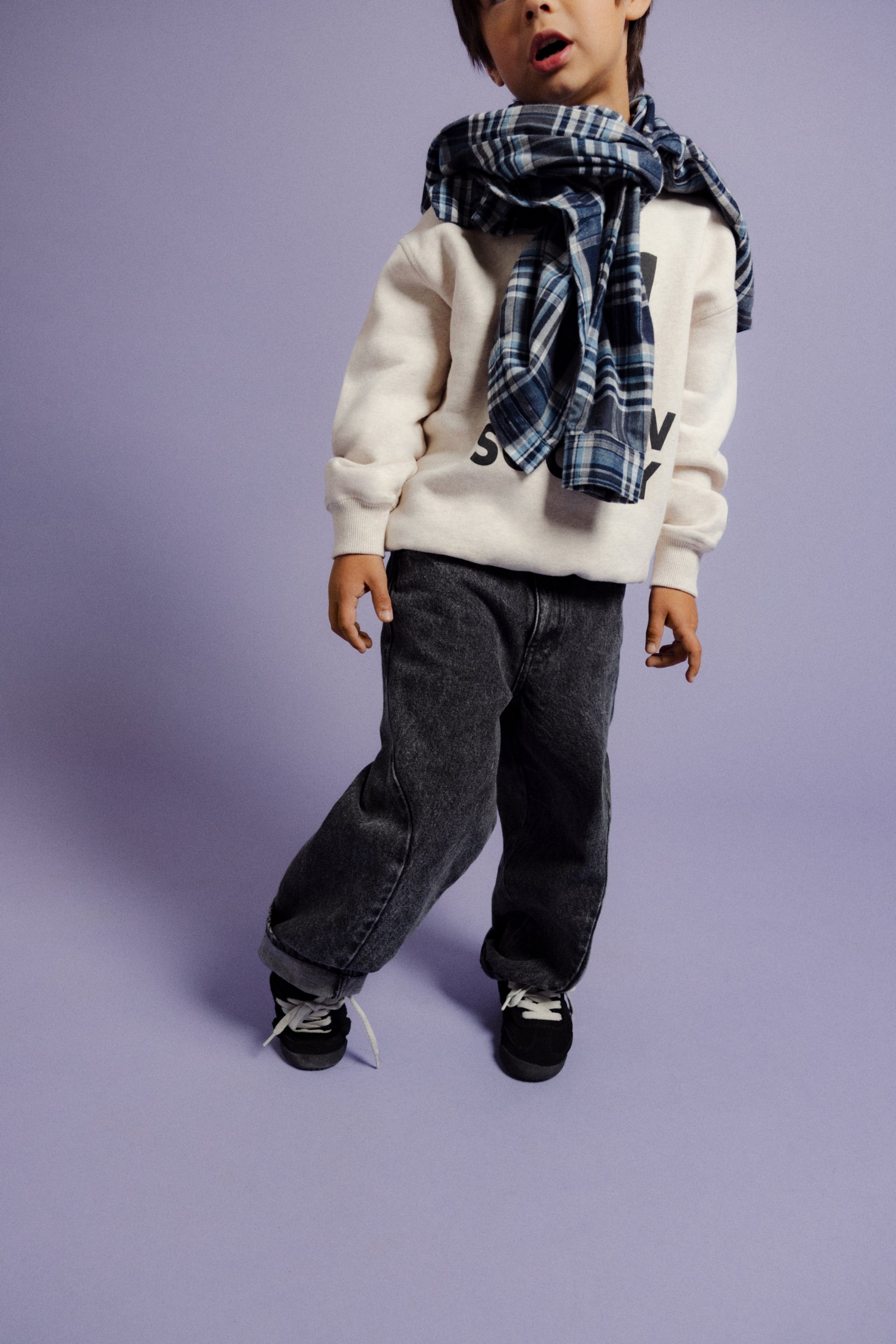 TNS  Denim Twist Trouser